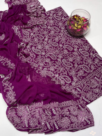 Soft Crinkle Chicken Kari 2-Piece Suit #1