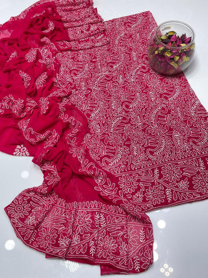 Soft Crinkle Chicken Kari 2-Piece Suit #1