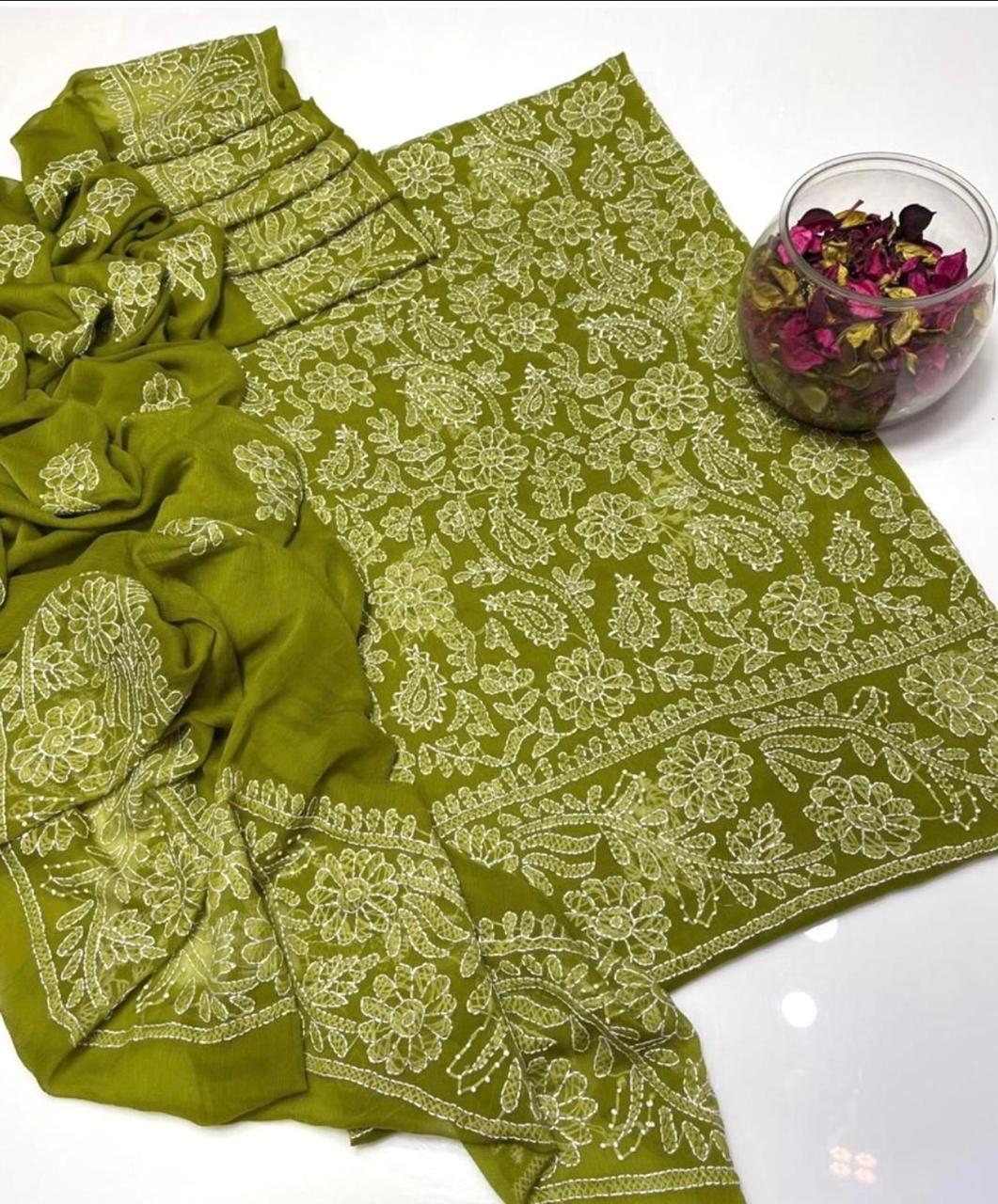 Soft Crinkle Chicken Kari 2-Piece Suit #1
