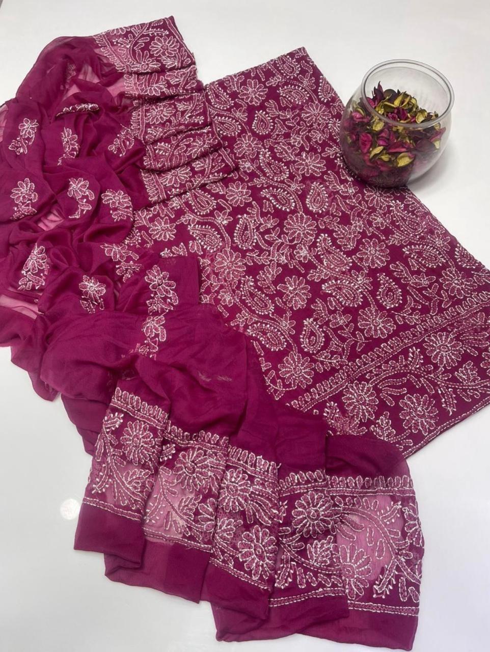 Soft Crinkle Chicken Kari 2-Piece Suit #1