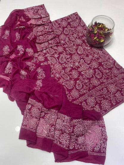 Soft Crinkle Chicken Kari 2-Piece Suit #1