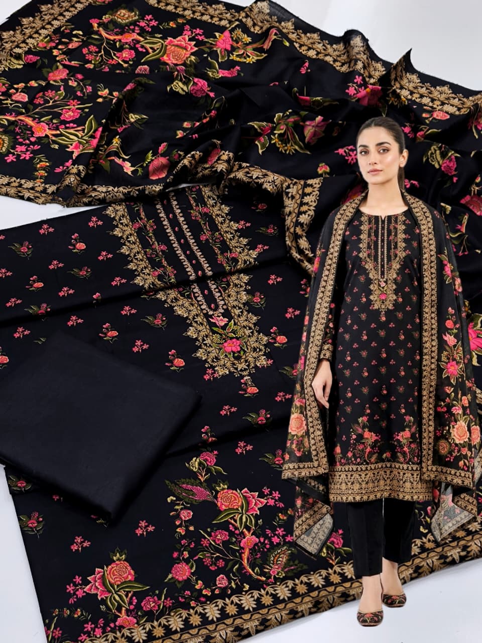 Premium Lawn 3 Piece Digital Printed Suit 2026 for Women