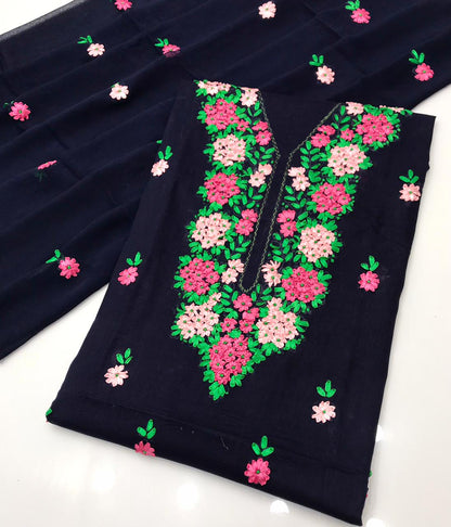 ✨ NEW COLLECTION 2026 – Pure Lawn Handmade Ribbon Work 3-Piece Suit with Embroidered Dupatta